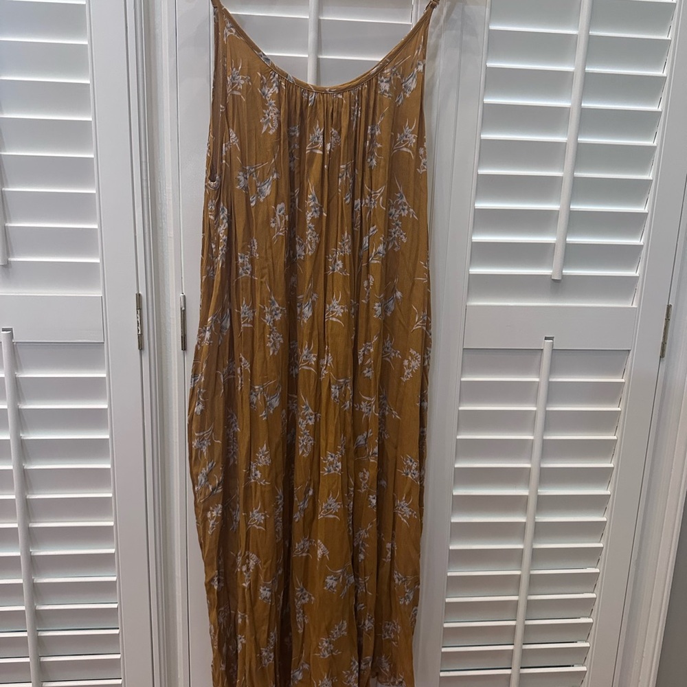 Carly Jean Los Angeles Yellow Sundress Sleeveless Maxi